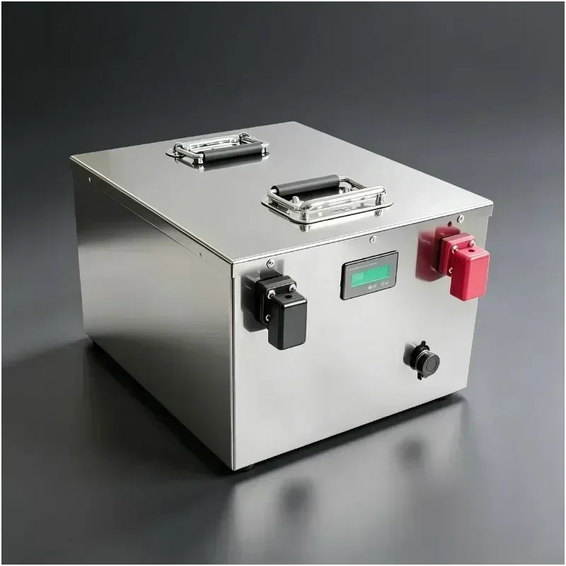 96V LiFePO4 Storage Battery Pack 100Ah‑200Ah With Built‑in BMS LCD Screen, Replacement Power for Sightseeing Car Electric Mobili