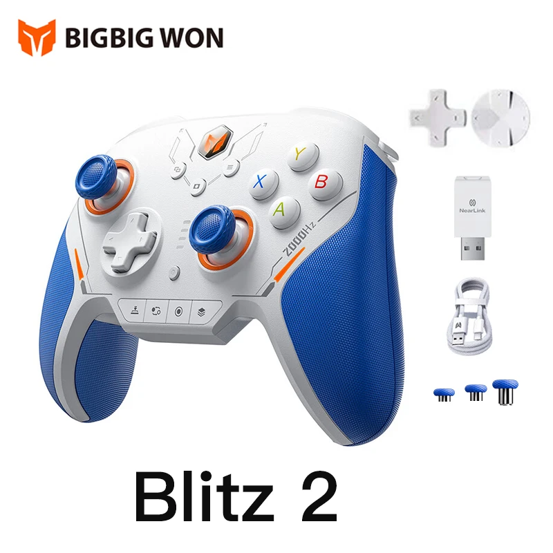 BIGBIG WON Blitz 2 Starburst Wireless Gamepad Carbon Film / TMR Edition for Switch / Pc / ios / Android