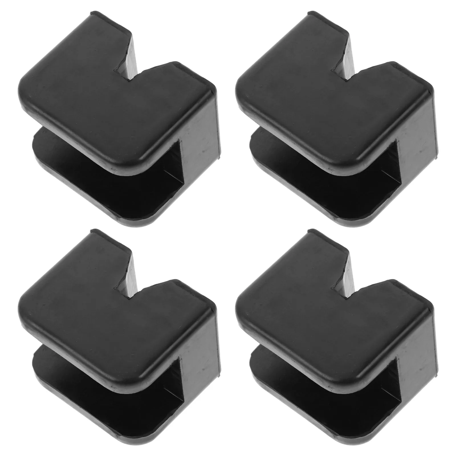 

4 Pcs Car Bracket Spacer Jack St Pads Rubber Support Adapter for Pinch Welds Floor Jack Mat RV Stabilizer Buffer