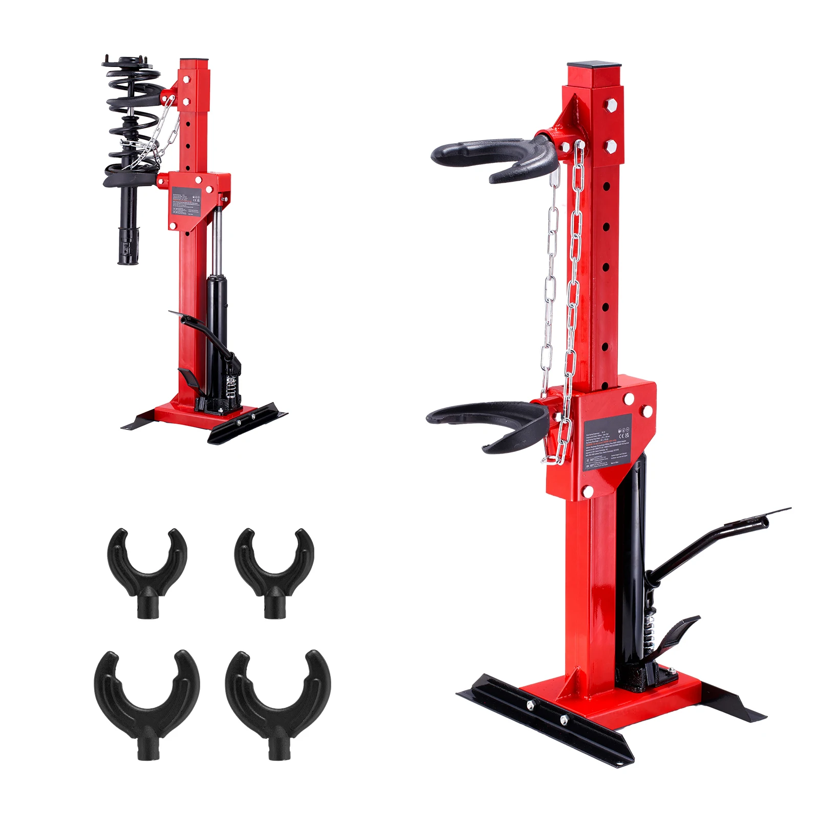 

SucceBuy Strut Spring Compressor 4.5 Ton/9920 LBS Hydraulic Jack 1 Ton Rated Compression Force Auto Strut Coil Spring Compressor