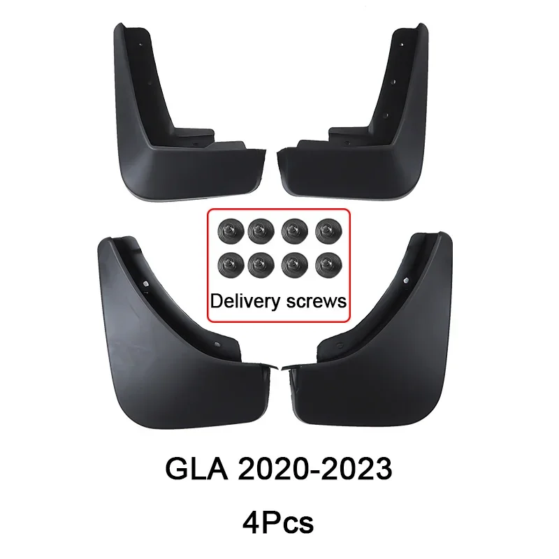 For Mercedes Benz GLA GLB X247 H247 2020 2021 2022 2023, Car Mud Flaps Splash Guards Fender Cover Tire Mount Mudguards Accessory