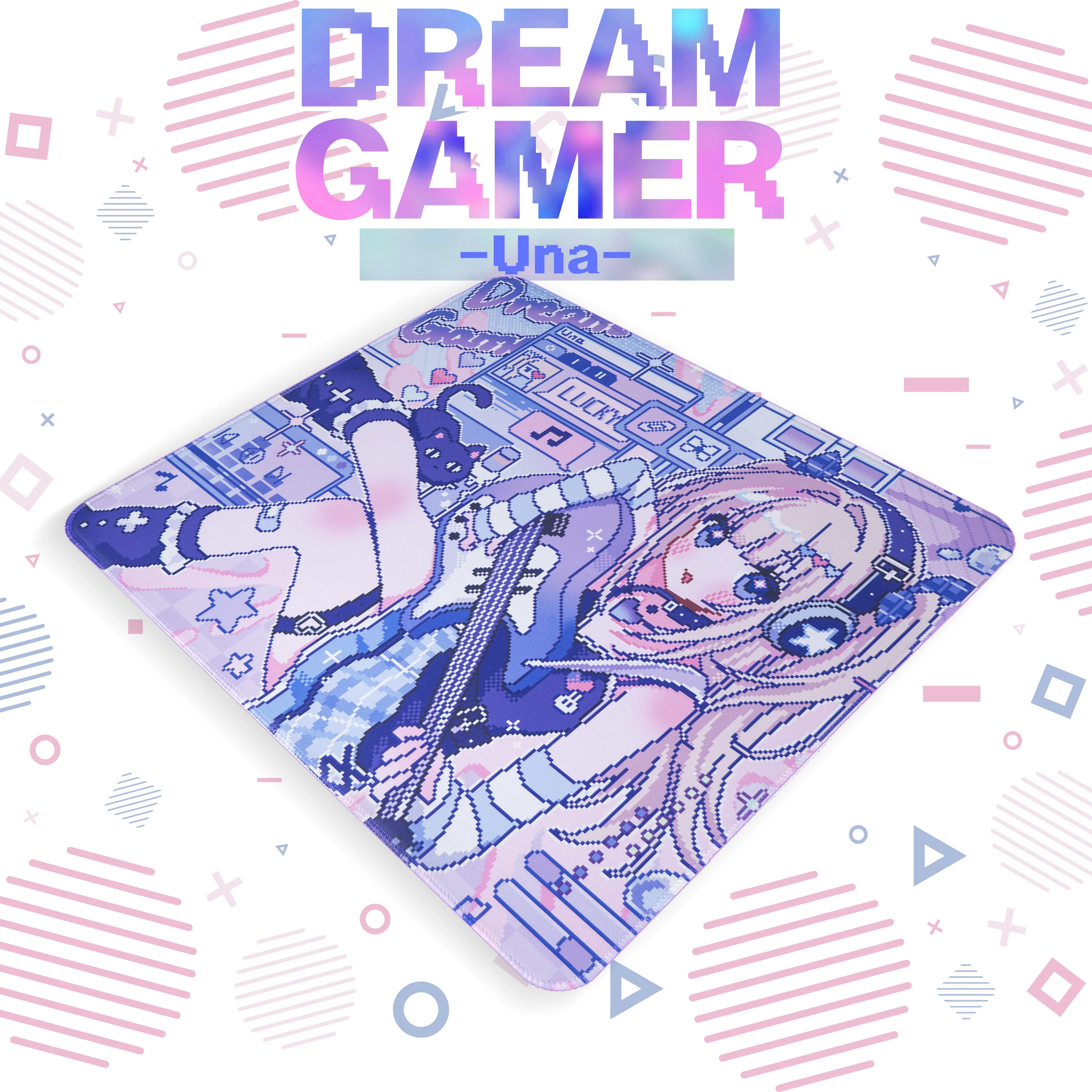 

DREAM GAMER Una-v2-KON Fabric pad with fine surface and skin friendly mouse pad,speed type