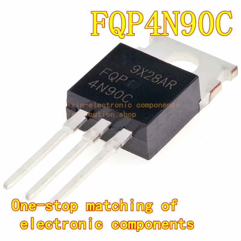 

5PCS/Pack FQP4N90C FQP17N40 FQP2N60C FQP10N60C 17N40 2N60C 10N60C 4N90 Straight Plug To-220 Mos Fet 4A900V