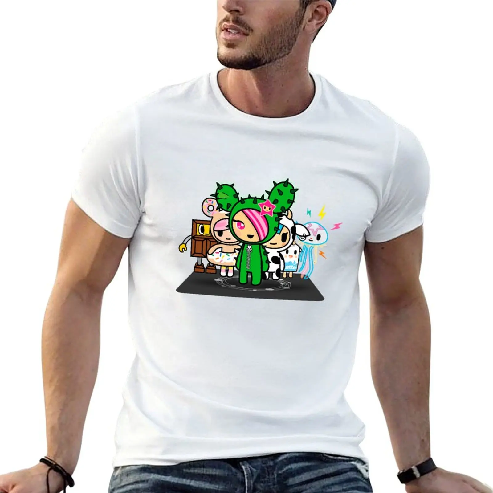 sweets friends tokidoki T-Shirt Big and Tall Gym T-Shirt