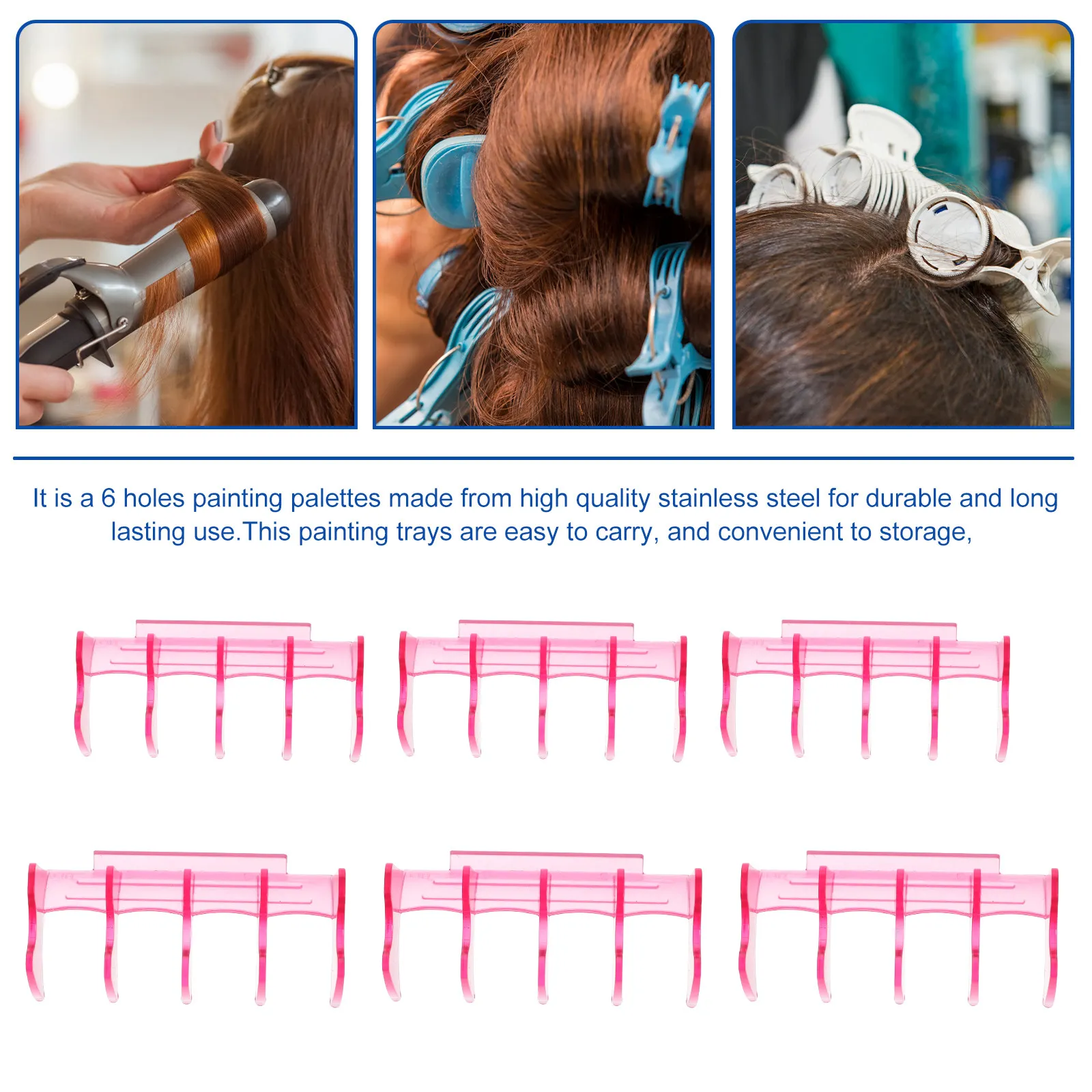 

30Pcs Hair Perm Insulation Holder Professional Heat Protection Support for Curling Styling Long-Lasting Non-Deformation