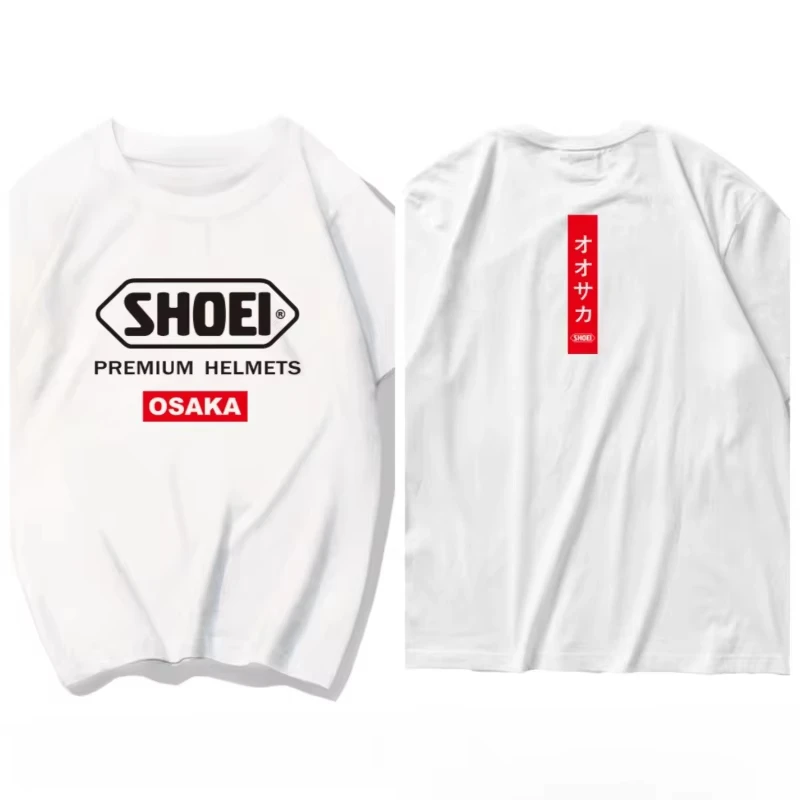 

SHOEI мотоциклетный гоночный шлем, футболка 2025, дышащая, впитывающая пот, с короткими рукавами, мужская и женская мотоциклетная футболка