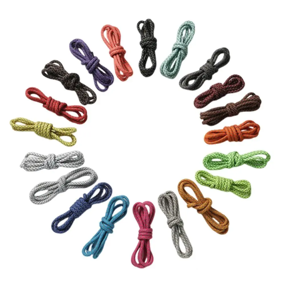 

Reflective Reflective Sneaker Shoestrings Fluorescent Round Round Polyester Shoe Rope 120cm Length Colorful Shoes Accessories
