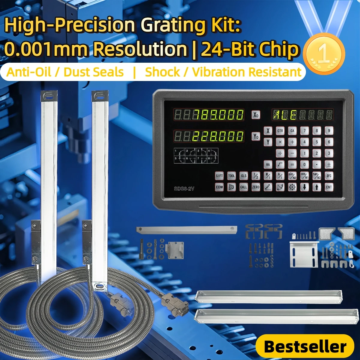 New 2 Axis Dro Set …