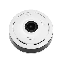 Cámara CCTV panorámica de 360 grados, Wifi, 1080P, HD, inalámbrica, VR, Control remoto, vigilancia, P2P, enchufe estadounidense