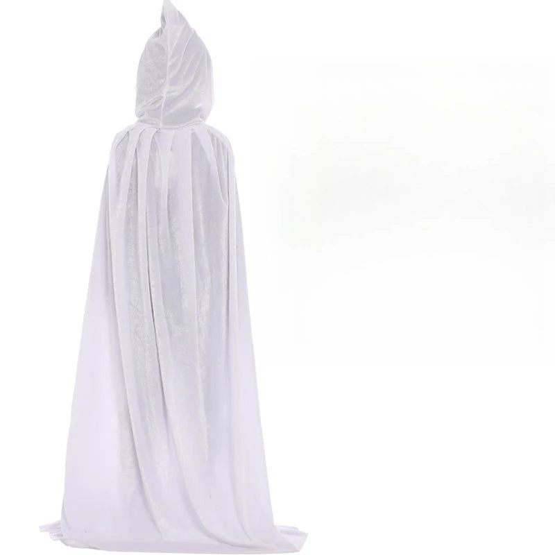 Capa medieval preta com capuz, adulto, criança, unissex, capa de veludo, halloween, vampiro, bruxa, cosplay, verde, branco, robe, capa