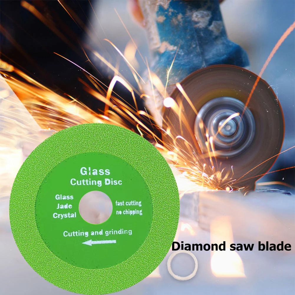 1-20PCS 100mm Glass Cutting Disc Diamond Marble Saw Blade Ceramic Tile Jade Polishing Cutting Tool Sharp Brazing Bottle Grinding