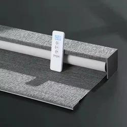 2026 Square Cover Multicolored Fabric Connect Phone Wifi Alexa Google Intelligent Control Motorized Roller Blinds For Windows