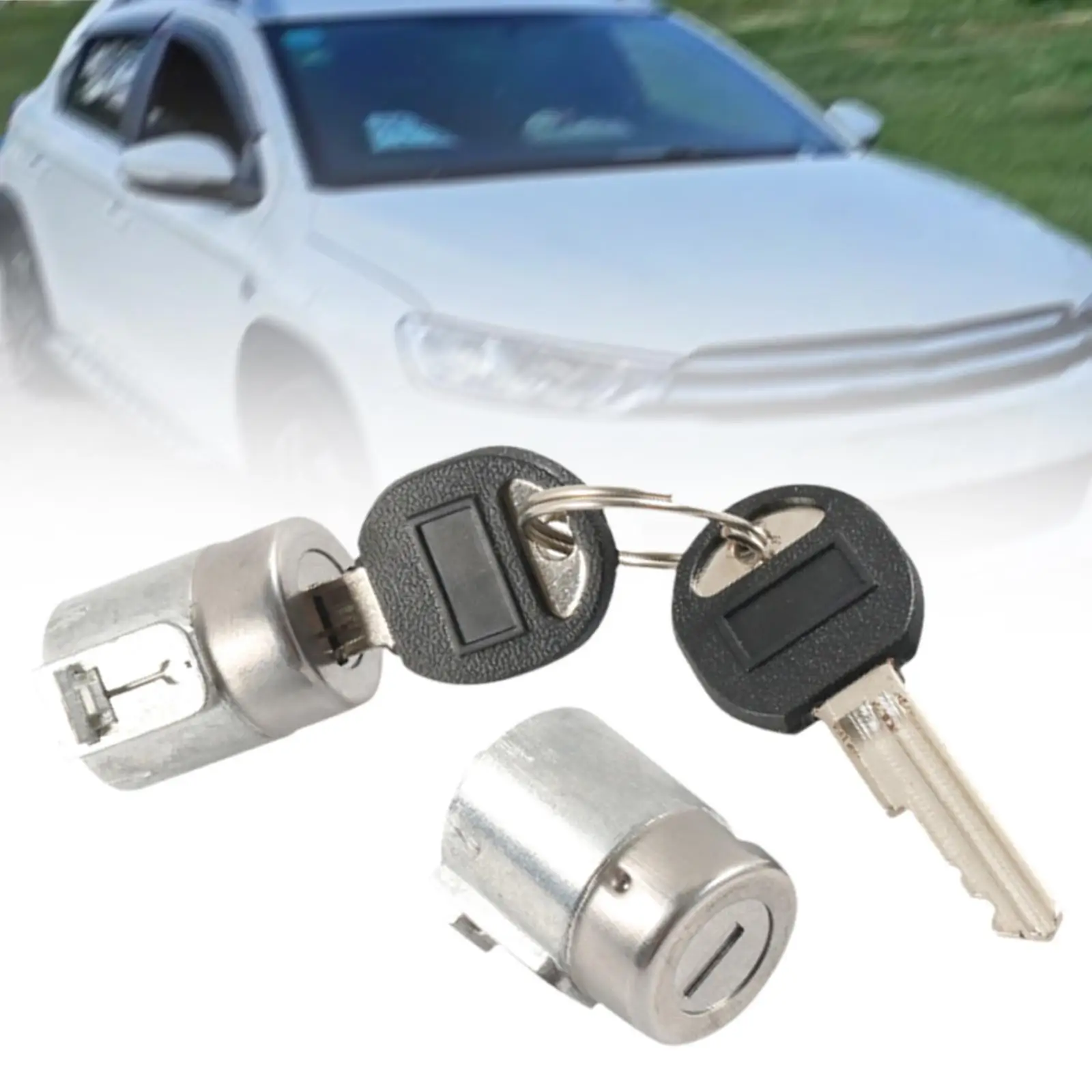 

2Pcs Lock Cylinders and Keys Set 15742229 for Chevy Repair Parts Sturdy