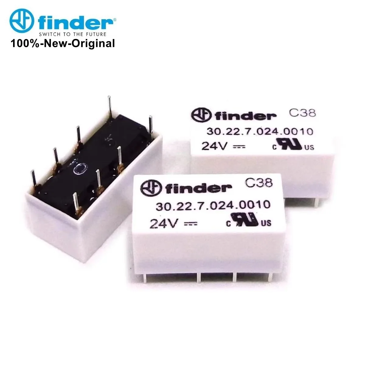 FINDER 100%-NEW 1PCS 30.22.7.024.0010 30.22.7.024.0020 24VDC 8PIN RELAY Original