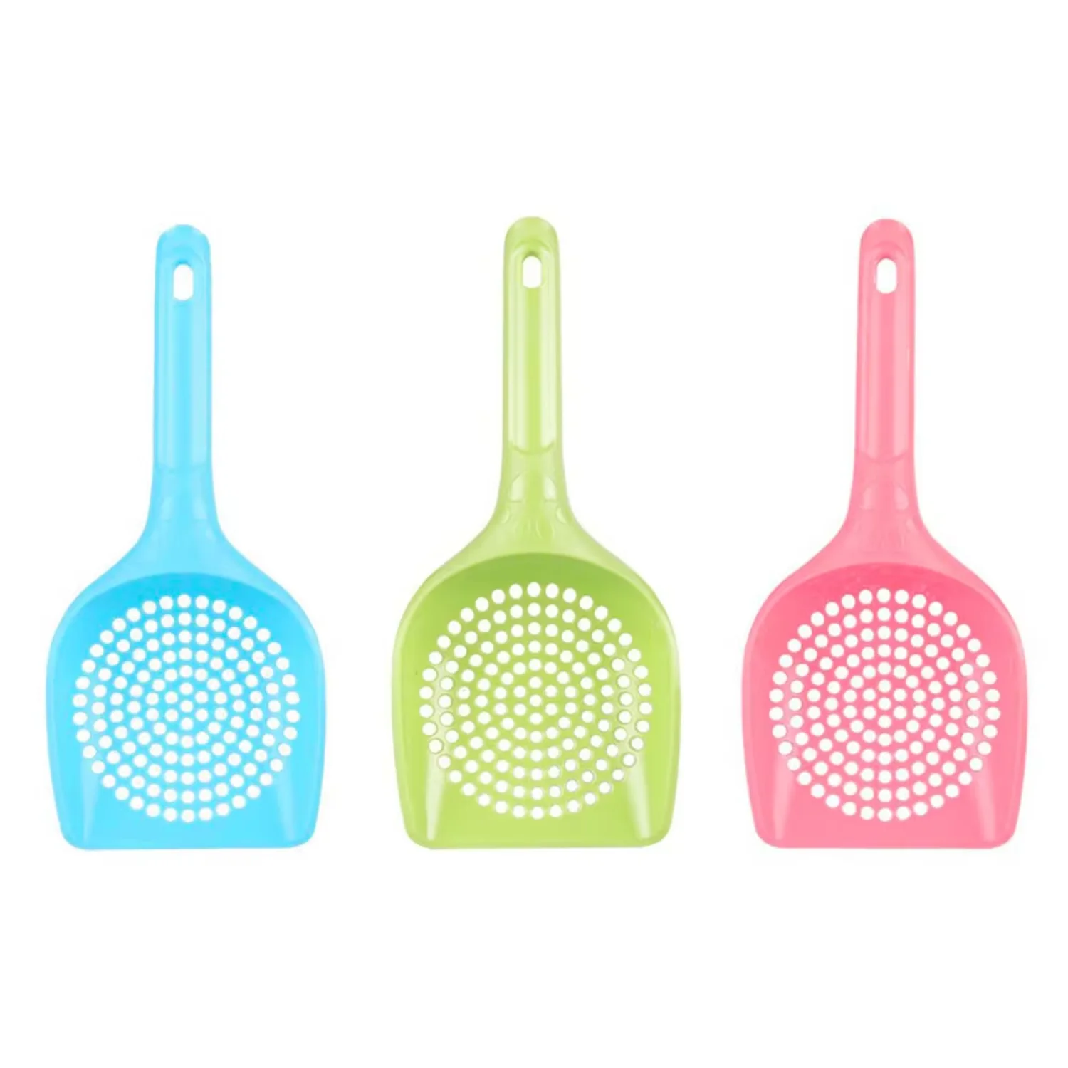 

플라스틱 고양이 쓰레기 숟가락 삽, 애완 동물 관리 모래 스쿠퍼 중공 청소 도