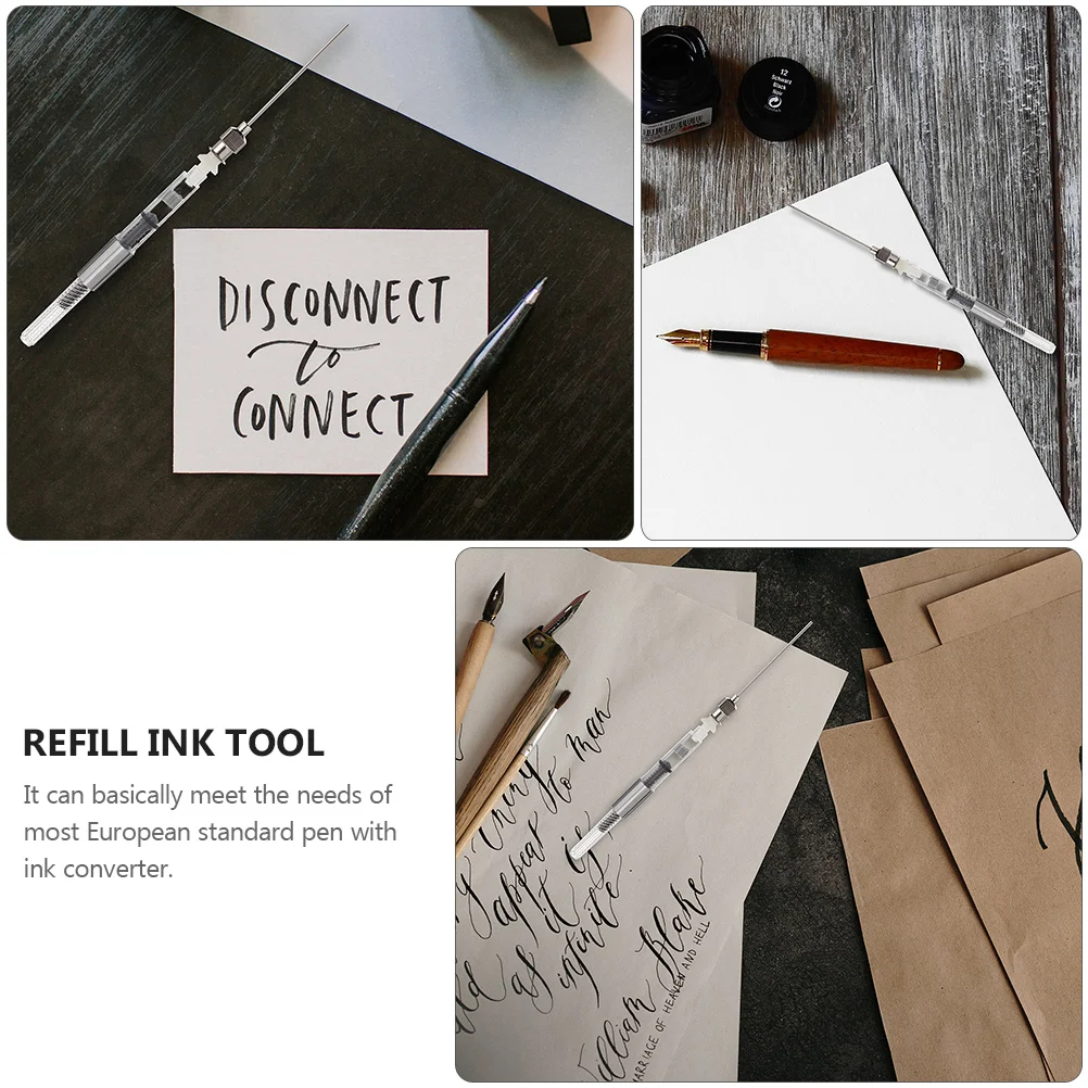 

8 шт. перьевая ручка-конвертер чернильные ручки для письма тонкий поглотитель школьные принадлежности инструмент из нержавеющей стали для студентов