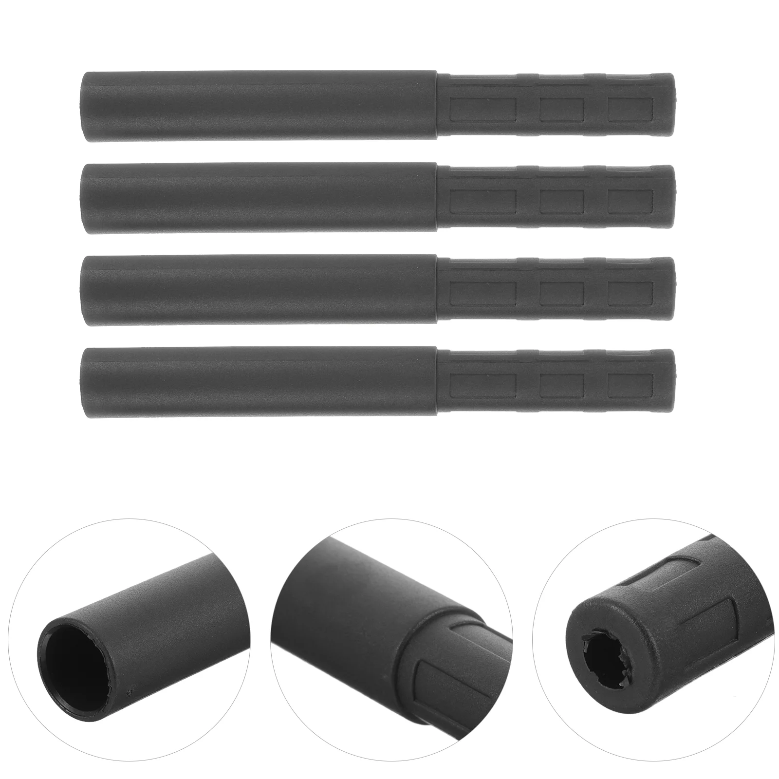 

4 Pcs Golf Accessories Carbon Brazing Rod Extension Club 4pcs (0550-black) Golfs Extenders Supplies Stuff Professional Shaft