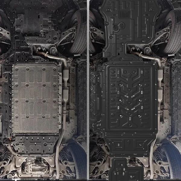 Image 6: Accessoires de protection de châssis pour véhicules électriques intelligents en acier au manganèse et alliage aluminium-magnésium pour AITO M7