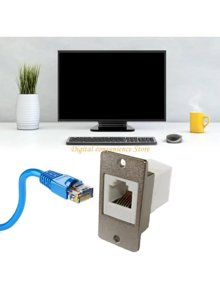 97QA Reinforced 6P6C Panel Mount Phone Jacks With Threadeds Installation For Industrial Use