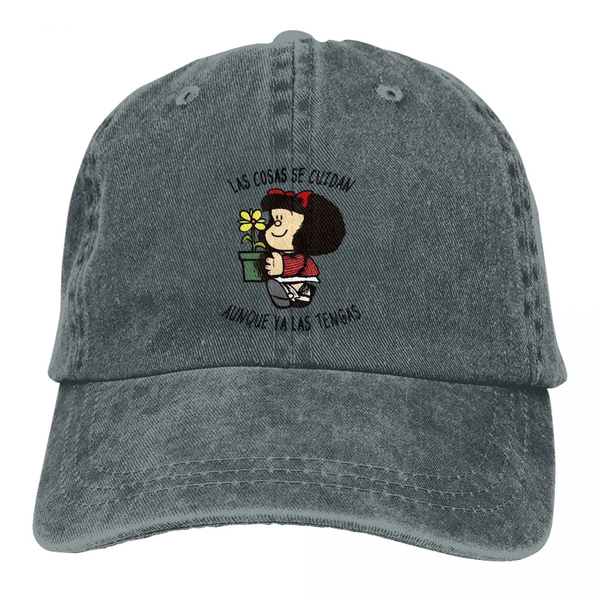 Mafalda Cartoon Multicolor Hat Peaked Women's Cap Things Are Taken Care Of Personalized Visor Protection Hats