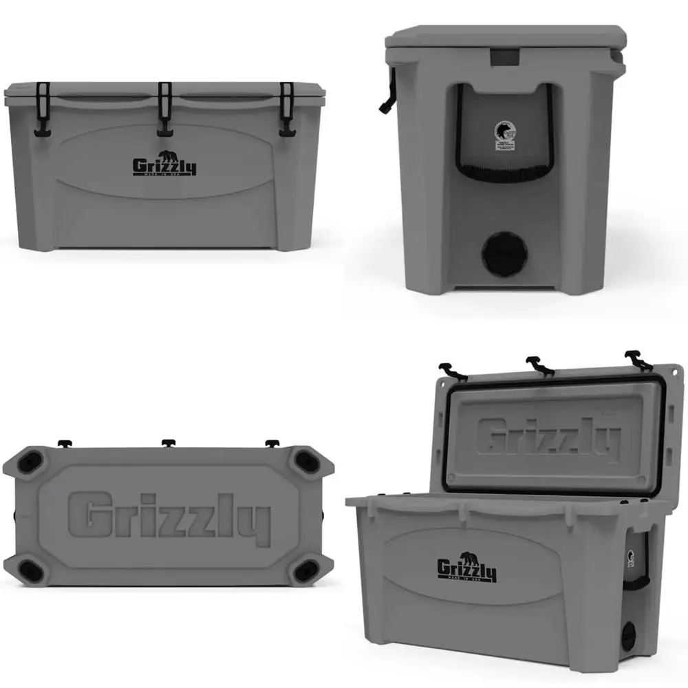 

Большой 100-литровый ледяной сундук — прочная вращающаяся изоляция, сделано в США, пожизненная гарантия, идеально подходит для пляжа, катания на лодках, кемпинга.