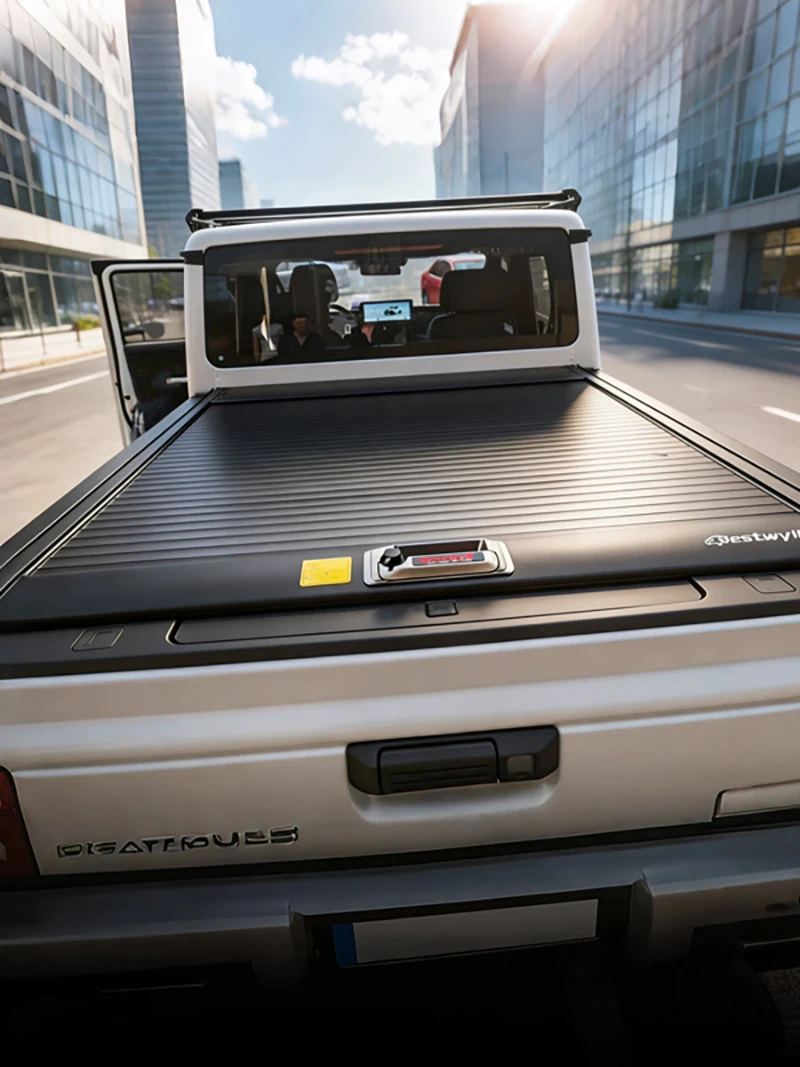 Car Trunk Roller Blind Cover Suitable for 212 Pickup Truck Explorer 01 Modified Auto Aluminum Alloy Thickened High Load-bearing