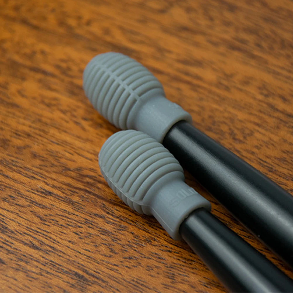 

4 PCS Percussion Stick Silent Tips Silicone Head of Drum Rod Drumsticks Practice Pad