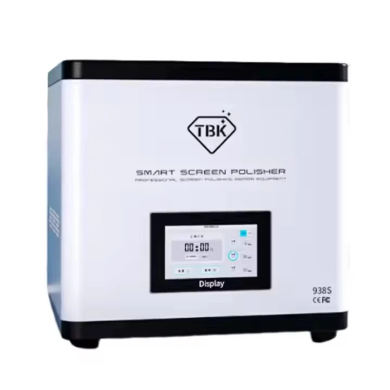 

TBK 938S Automatic Mini LCD Screen Polisher Grinding Device Front Glass Scratch Repair for iPhone IWatch Motor PLC Core