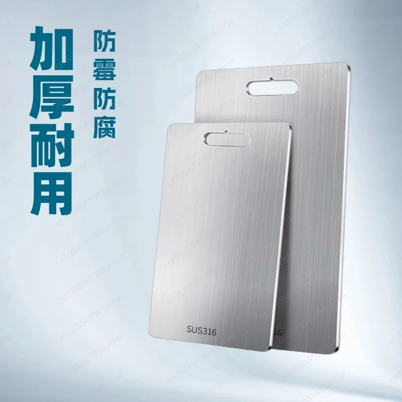 Manufacturer Stainless Steel Cutting Board Double Pasta Cutting Board Chopping Board Commercial Thickened