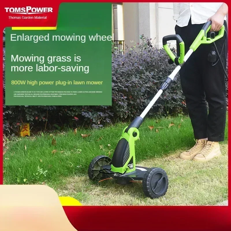 Small and Powerful Grass Trimmer and Lawn Mower by Thomas, Perfect for Home Use