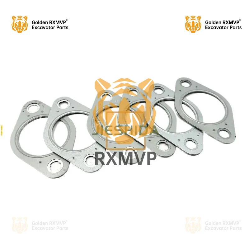 For Komatsu PC300/350/360-7 exhaust branch pipe gasket Cummins 6D114 engine exhaust pipe gasket excavator accessories