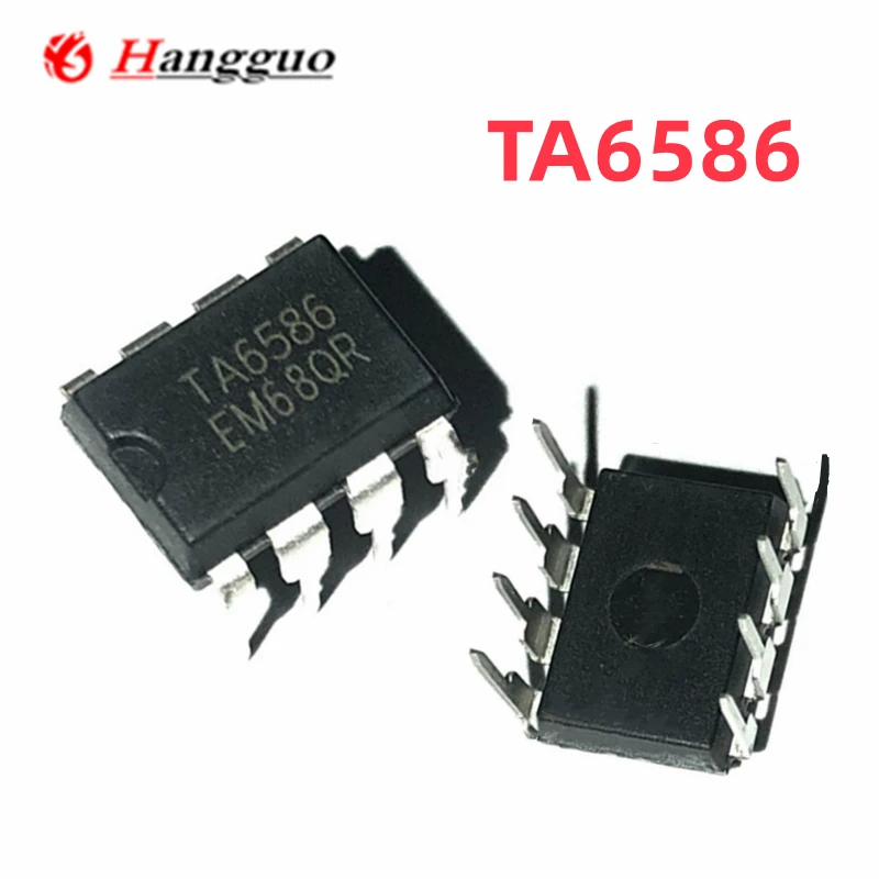 10Pcs/Lot NEW Original TA6586 6586 DIP-8 Motor Driver IC Chip