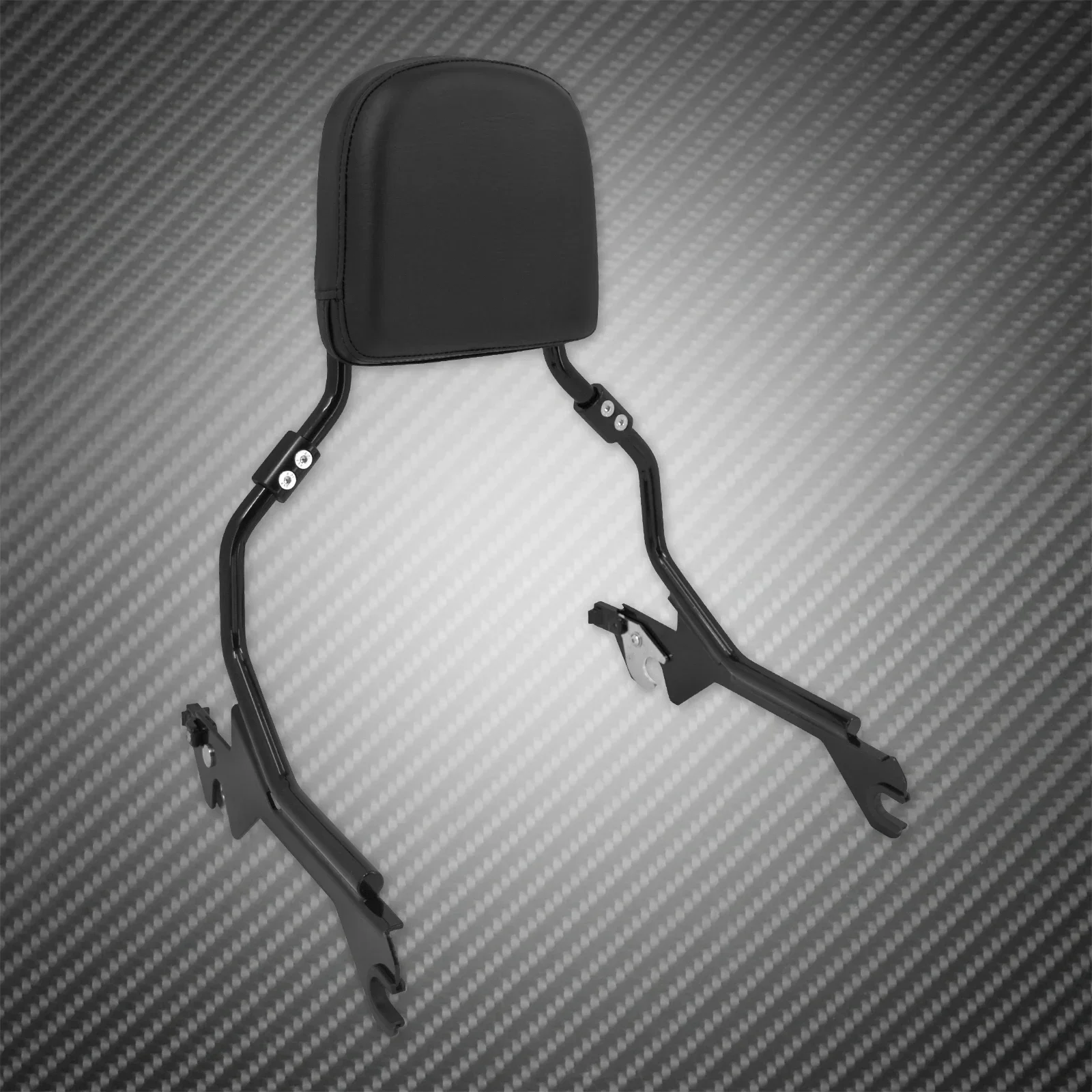 For Harley Softail Fat Boy FLFB Breakout FXBR 2018-Later Motorcycle Passenger Sissy Bar Backrest Detachable Black Rear Backrest