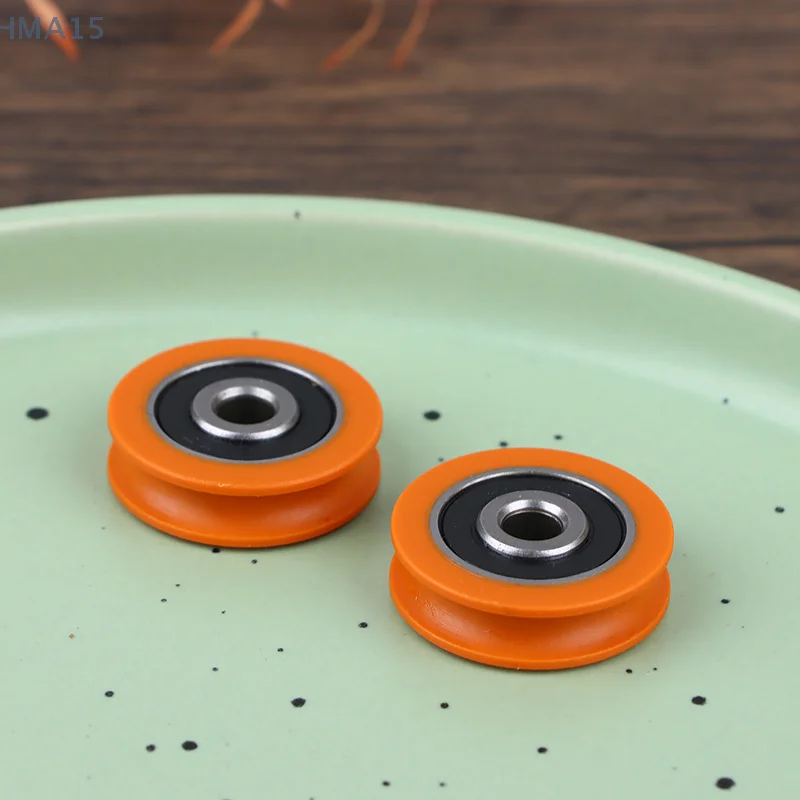 1 Pcs  6*29*8mm U Shaped Groove Wheel Bearing Pulley Rolling Wheel Concave Guide Wheel For Mechanical Pulley Accessories image 3