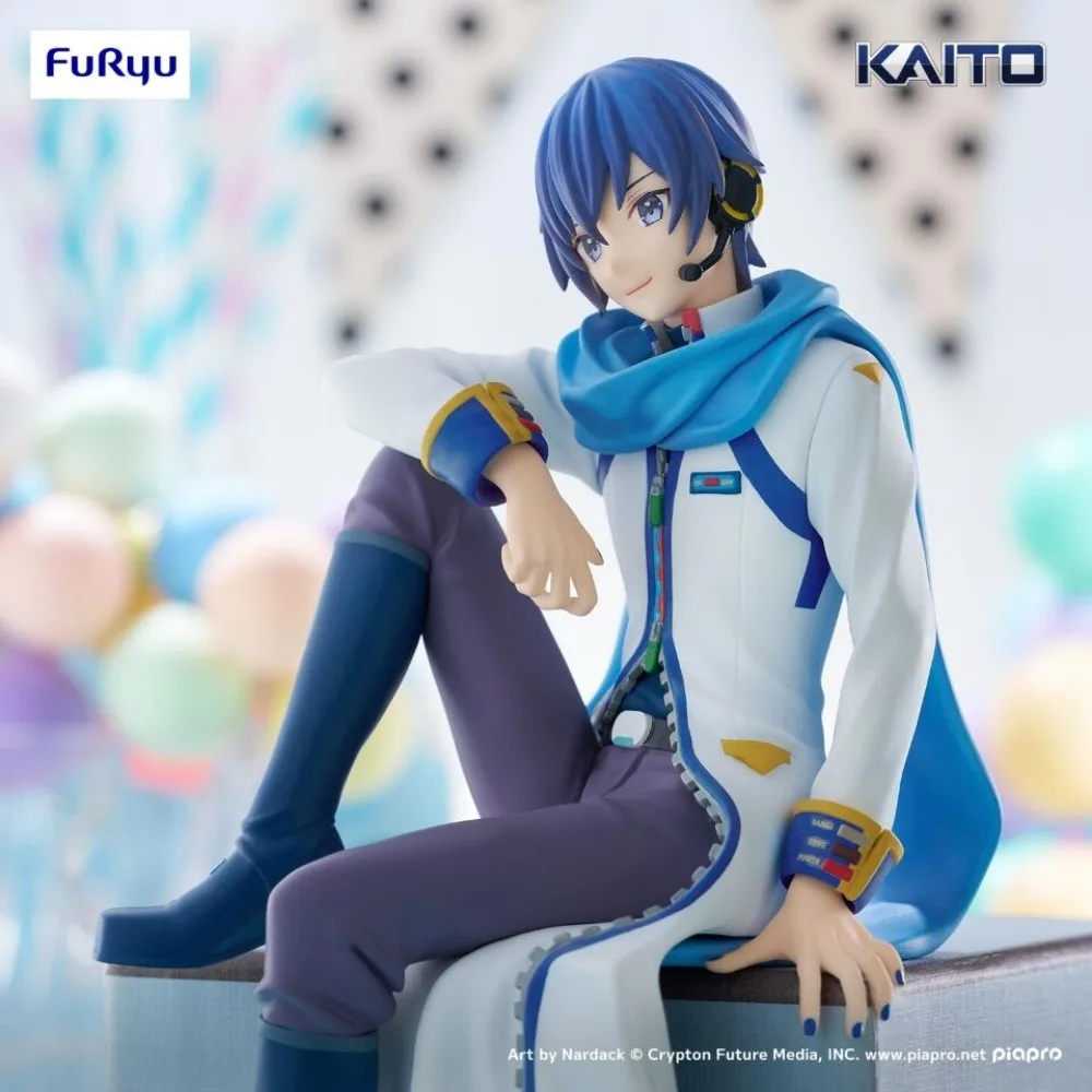 FuRyu Genuíno Hatsune Miku KAITO Prensado Macarrão Instantâneo Mão Figura Modelo de Animação Brinquedo Ornamento de Mesa Presente Colecionável