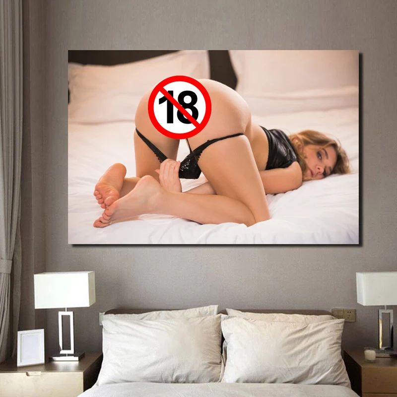 Beauty Nudes Girl Sexy Lingerie Model Adult Erotica Posters and Prints Wall Art Canvas Paintings for Home Living Room Decor