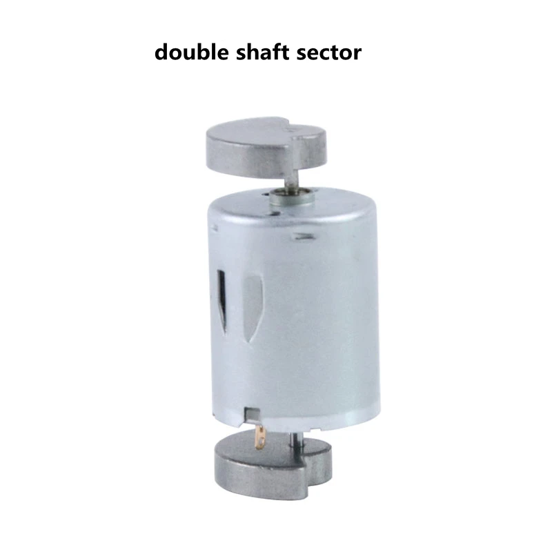 370 DC Vibrationsmotor 6 V 12 V 24 V Hochfrequenzvibrator Exzentrischer Kreissektor Einstellbare Geschwindigkeit CW CCW
