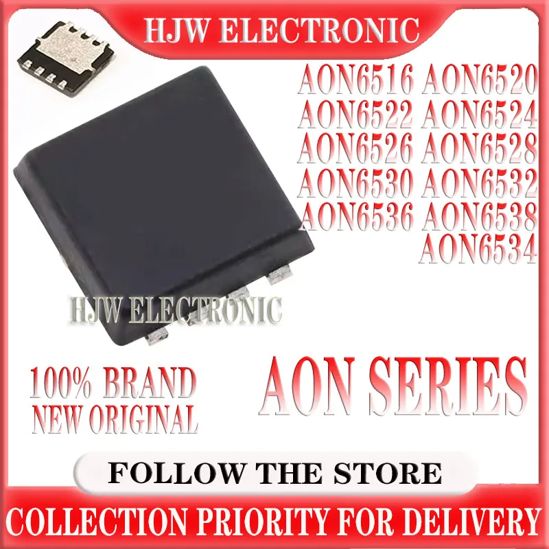 (5piece)100% New AON6516 AON6520 AON6522 AON6524 AON6526 AON6528 AON6530 AON6532 AON6536 AON6538 AON6534 QFN-8 Chipset