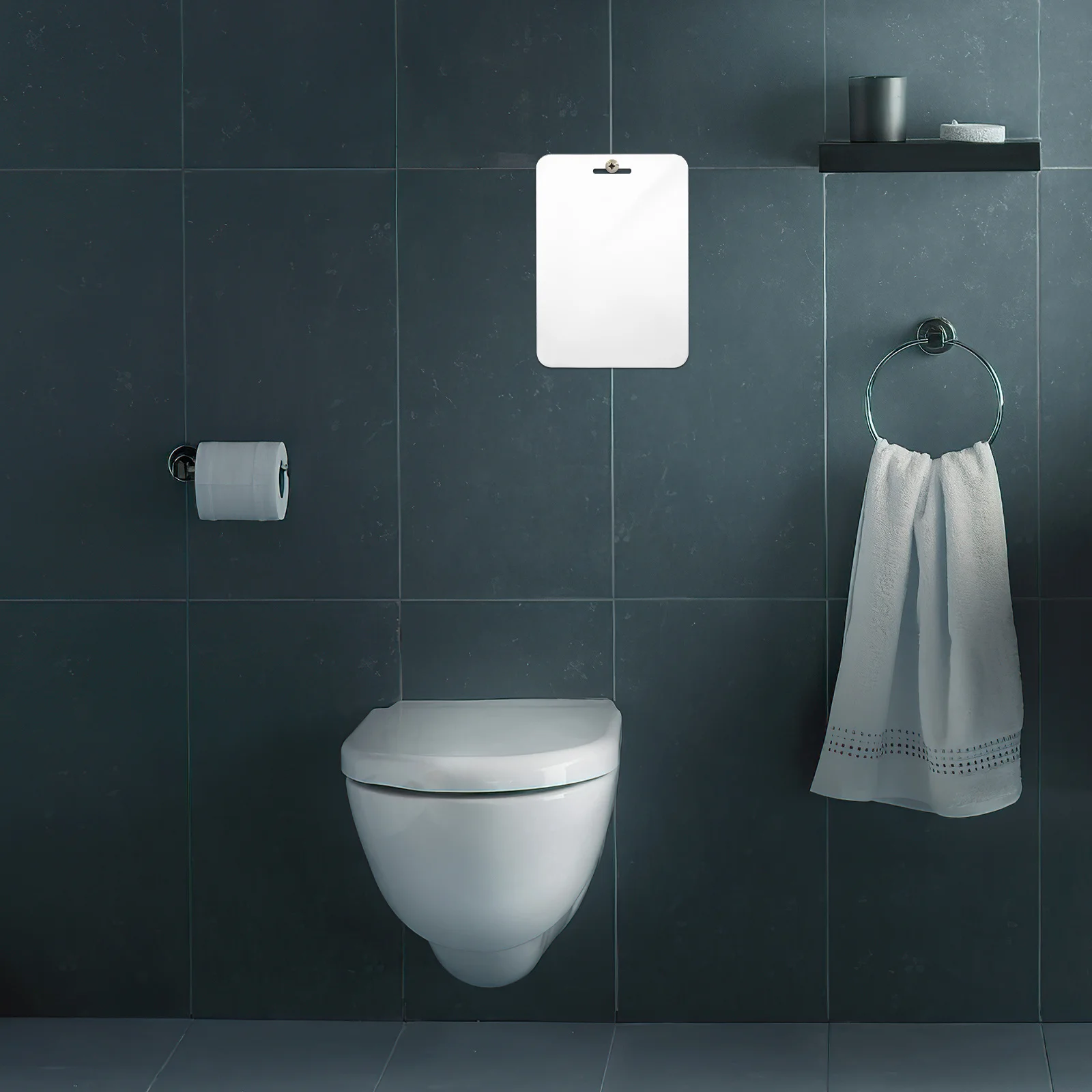 1 مجموعة مرآة دش الحمام الاكريليك المقاومة للضباب كبيرة غير قابلة للكسر الجدار الشنق ماكياج الحلاقة مرآة السفر التخييم