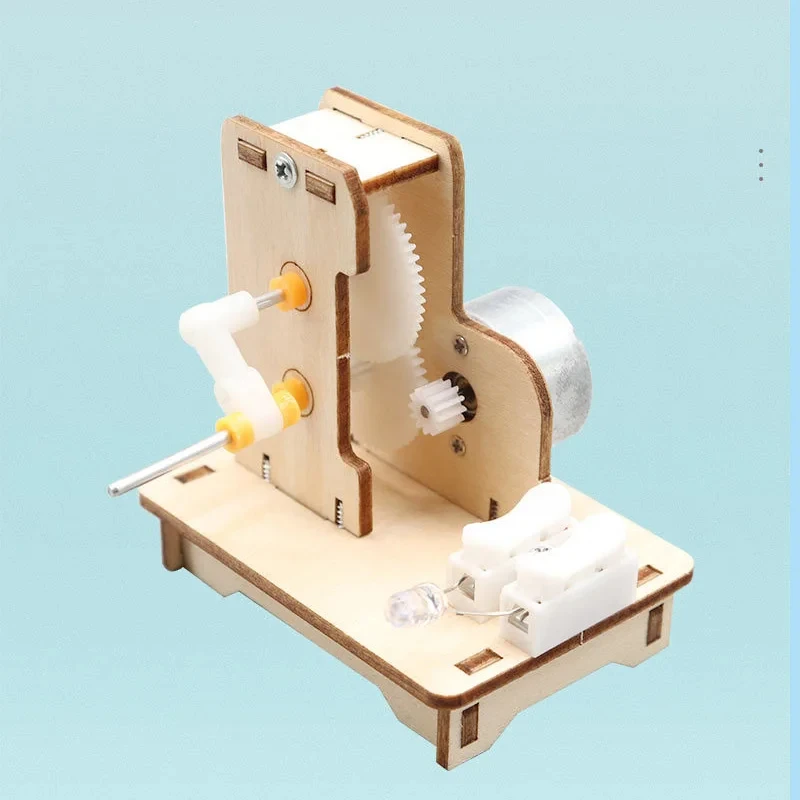 DIY Mini Hand Generator DIY Science Experiment Kit & Education Model Toy For Children Gift Toy Project G92