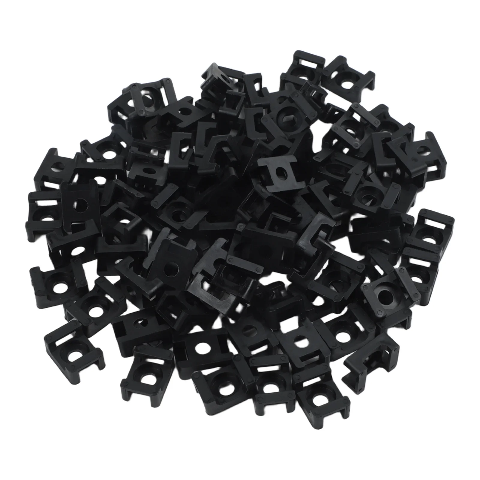 22.6*15.9*9mm Cable Zip Ties Effective On Multiple Surfaces Heat-resistant Material Long-lasting Use Organizing Cables For TVs