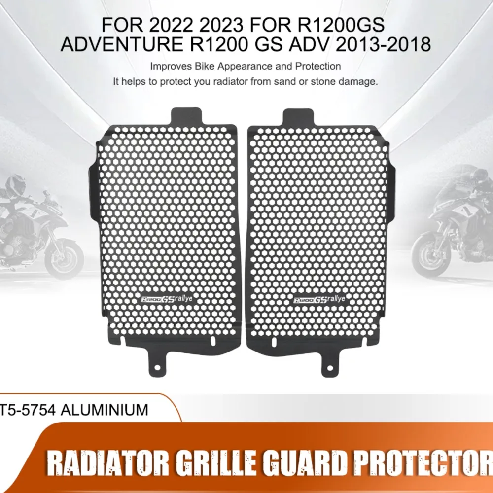 

2022 2023 FOR BMW R 1200 GS R1200GS ADVENTURE R1200 GS ADV 2013-2018 Motorcycle Aluminum Radiator Grille Guard Cover Protection