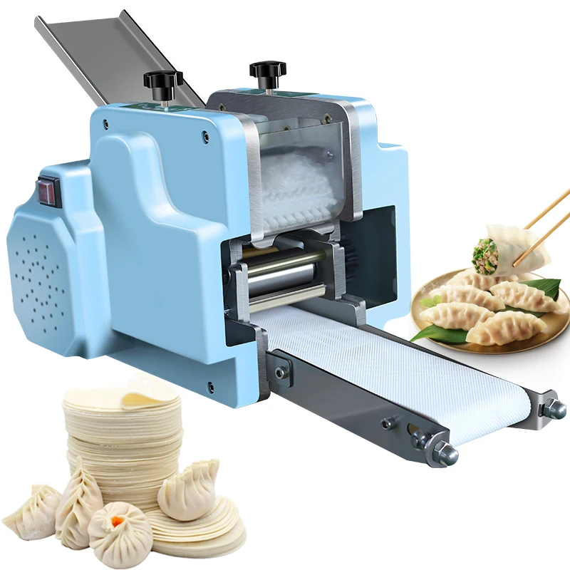 

110/120V Wonton Dumpling Wrapper Machine Pasta Dumpling Machine Maker Dough Rolling Machine Wonton Wrapper Noodle Press