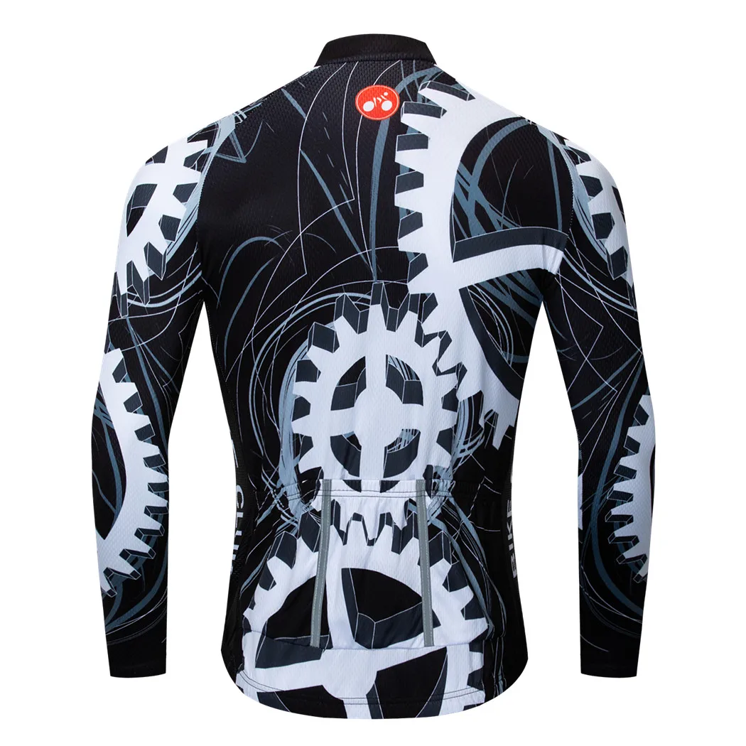 Weimostar Gear Cycling Jersey Long Sleeve Men Autumn Mountain Bike Wear Pro Team Cycling Shirt Breathable Bicycle Clothing Tops