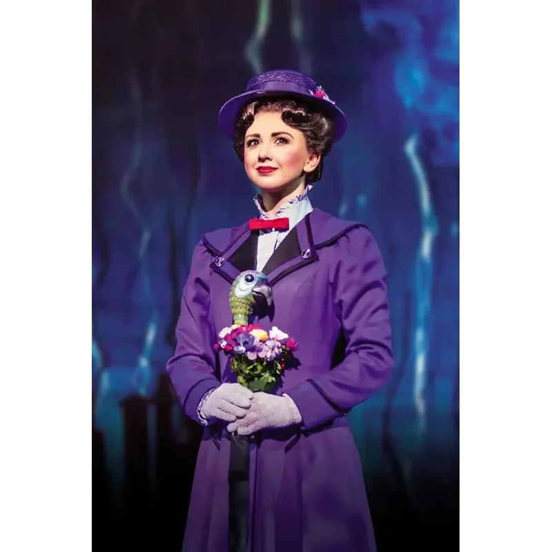 2018 ماري بوبينز تأثيري حلي سترة فستان الكبار هالوين زي تأثيري أنماط متعددة للاختيار