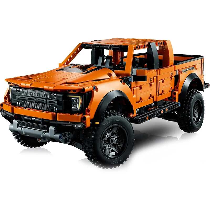 Creative Expert Technical Ford Raptors F-150 Pickup Model MOC 42126 Off Road Car Building Blocks Racing Toys Gifts For Boy Kids