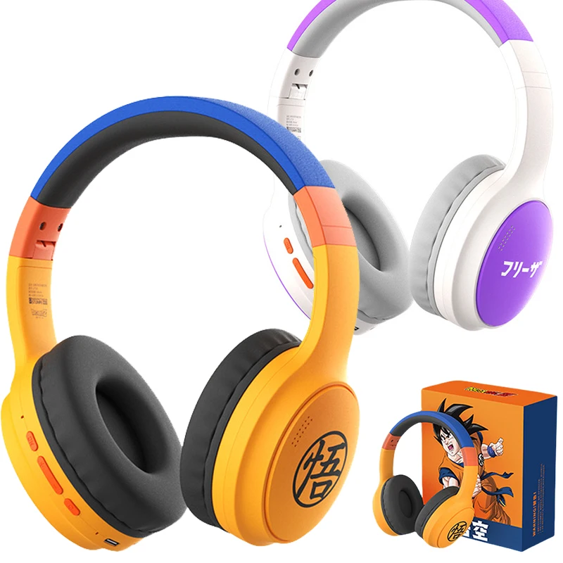 

Dragon Ball Goku Wireless Bluetooth Headset Gamer Anime Noise Cancelling Earbuds Wireless Headphones Bluetooth Earphones Gifts