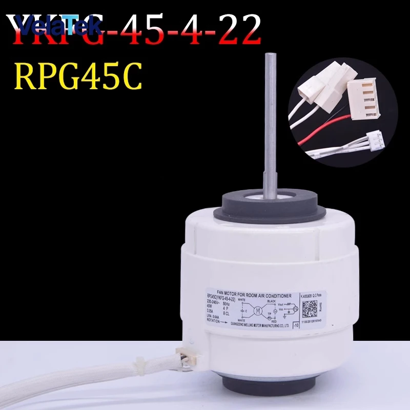 

Новый для кондиционера Midea RPG45C YKFG-45-4-22, внутренний двигатель, 45 Вт, двигатель вентилятора, обратная ось H