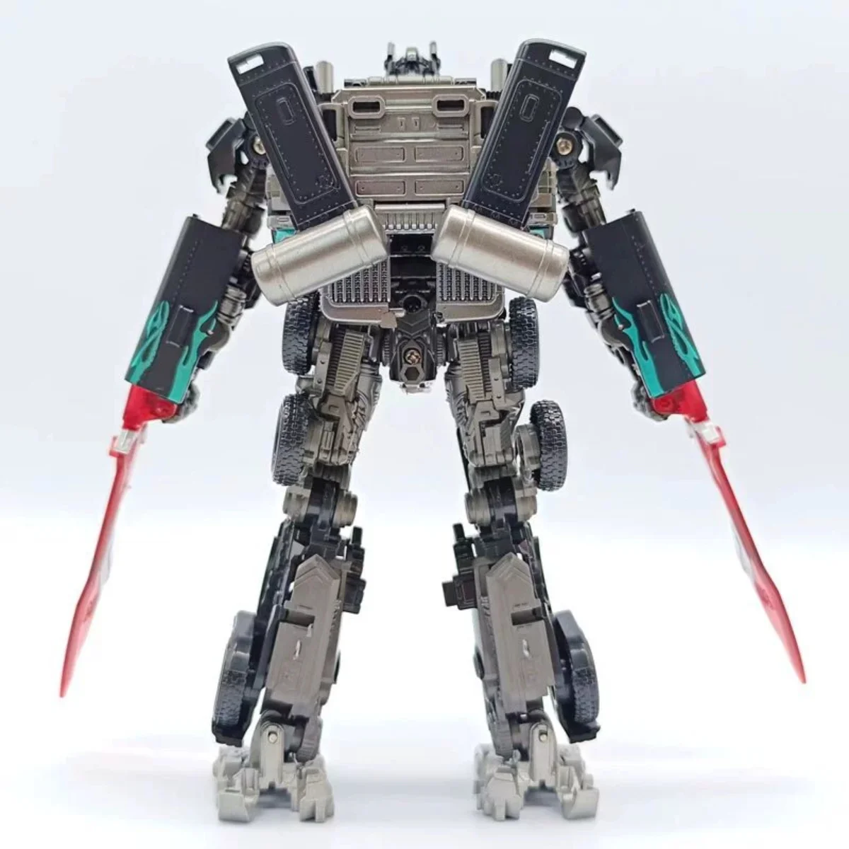 Baiwei TW1022C kolumna szturmowa ze stopu Skyfire Optimus deformacja zabawka król Kong samochód Robot Model 18CM