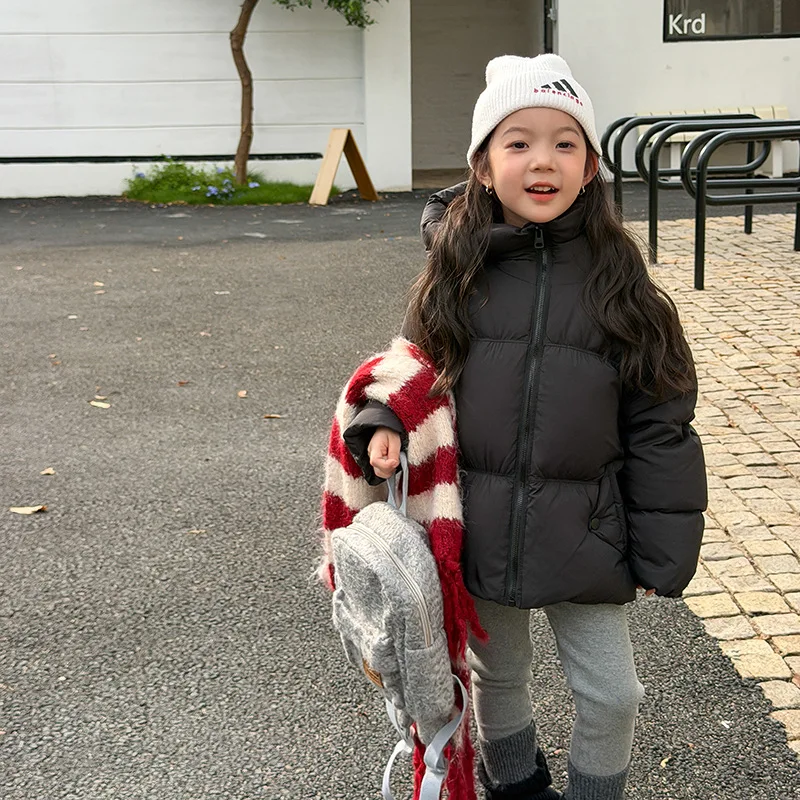 

Kids Clothes Winter Coats 90% Pure Duck Down Is Traceable Cloud Puff Ultra Thick and Warm Hooded Bread Down Winter Outwear